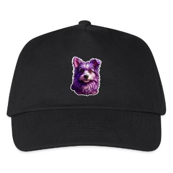 Chien mignon au design moderne - Casquette de baseball Enfant - noir - Devant