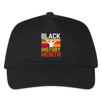 black history month 2025 - Kids’ Baseball Cap - black - Front