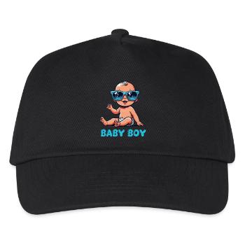 Baby Comic - Kids’ Baseball Cap - black - Front