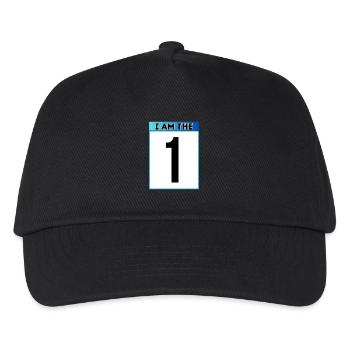I am the 1 - Kids’ Baseball Cap - black - Front
