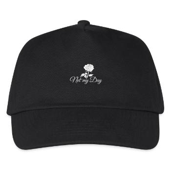 Not My Day – Anti-Valentine's Day Rose - Kids’ Baseball Cap - black - Front