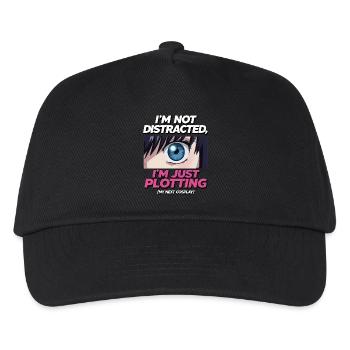 Cosplay Otaku Anime und Manga Addict - Kinder Basecap - Schwarz - Vorne