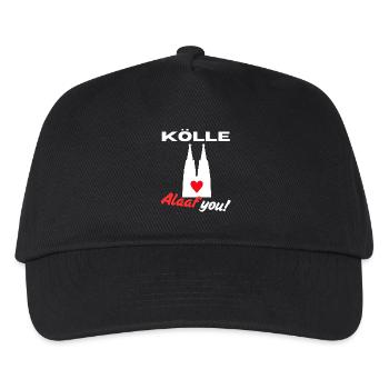 Carnival Cologne Cologne Alaaf Cologne Cathedral Shrove Monday - Kids’ Baseball Cap - black - Front