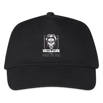 Scull on tour - Kinder Basecap - Schwarz - Vorne