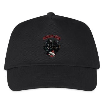 Fermale Bikers - Kids’ Baseball Cap - black - Front