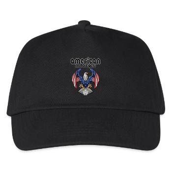 American Motorcycle - Kinder Basecap - Schwarz - Vorne