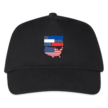 MOTARD DE LA VIEILLE ÉCOLE US - Casquette de baseball Enfant - noir - Devant