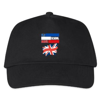 OLD SCHOOL BIKER UK - Kinder Basecap - Schwarz - Vorne