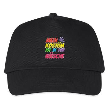 Mein Kostüm ist in der Wäsche - Kinder Basecap - Schwarz - Vorne