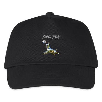 DISQUE CHIEN Chrome - Casquette de baseball Enfant - noir - Devant