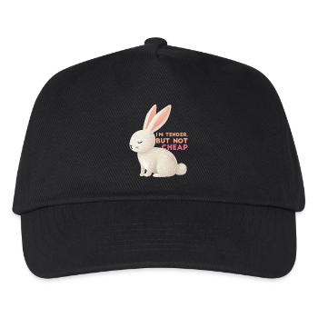 I'm tender, but not cheap - Kids’ Baseball Cap - black - Front
