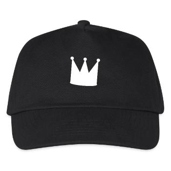 König - Kinder Basecap - Schwarz - Vorne
