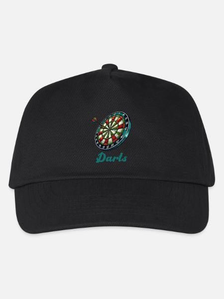 dartscheibe darts - Kinder Basecap - Schwarz