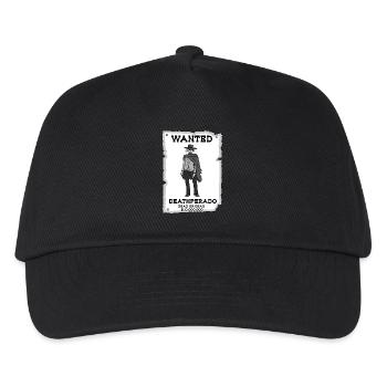 Cowboy squelette - Casquette de baseball Enfant - noir - Devant
