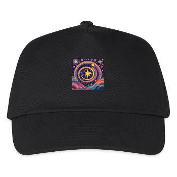 Spirituality Star Rainbow Gift - Kids’ Baseball Cap - black - Front