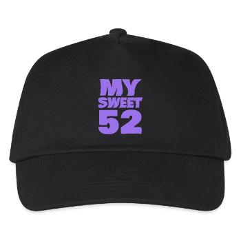 Age 52 - Kids’ Baseball Cap - black - Front
