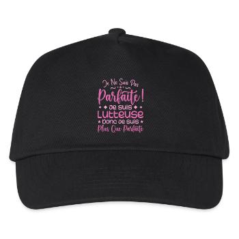 Une Lutteuse plus que parfaite, métier de rêve - Casquette de baseball Enfant - noir - Devant