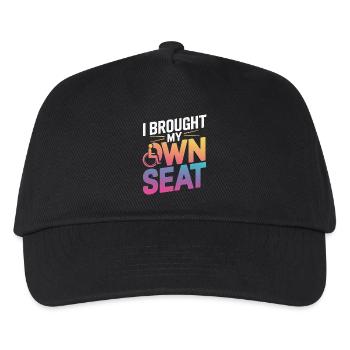 Wheelchair Wheelchair Disabled Humor - Kids’ Baseball Cap - black - Front