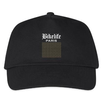 TheRealBikelife Paris Monogramme - Casquette de baseball Enfant - noir - Devant