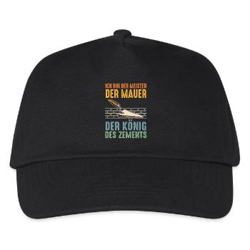 Maître maçon Compagnon maçon - Casquette de baseball Enfant - noir - Devant