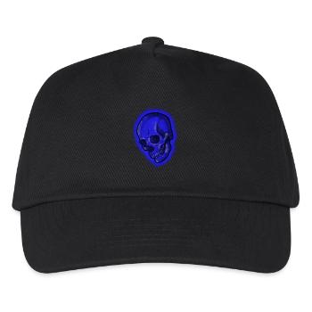 Blue Skull - Kids’ Baseball Cap - black - Front