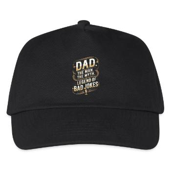 Dad: Legend of Bad Jokes - Funny Father's Day Gift - Casquette de baseball Enfant - noir - Devant