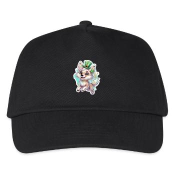Renard de la Saint-Patrick - Casquette de baseball Enfant - noir - Devant