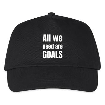 Nous avons juste besoin d’objectifs. - Casquette de baseball Enfant - noir - Devant