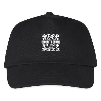 Security Guard I am The Okayest Security Guard - Kids’ Baseball Cap - black - Front