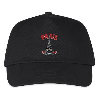 Tour Eiffel, Paris, retro - Casquette de baseball Enfant - noir - Devant