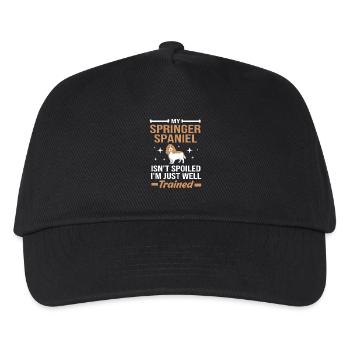 Épagneul springer - Casquette de baseball Enfant - noir - Devant