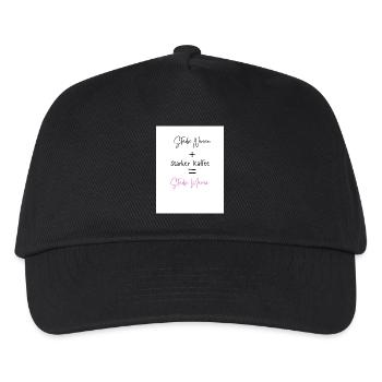 Starke Mama - Kinder Basecap - Schwarz - Vorne