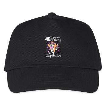 Therapy dog - Kids’ Baseball Cap - black - Front