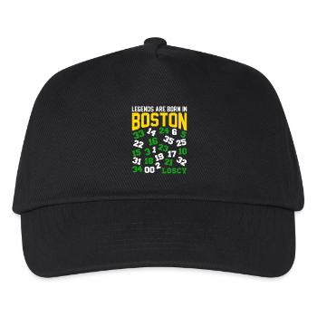 DES LÉGENDES NAISSENT À BOSTON - BASKET - Casquette de baseball Enfant - noir - Devant