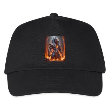 Ammit, monstrous beast, waiting by the scales of j - Kids’ Baseball Cap - black - Front