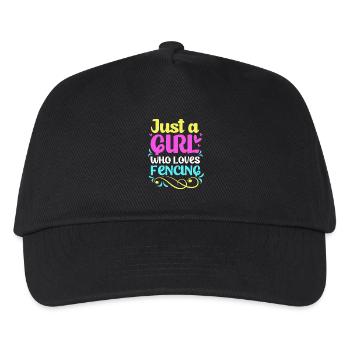 Fencing - Kids’ Baseball Cap - black - Front