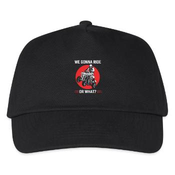Quad - Kinder Basecap - Schwarz - Vorne
