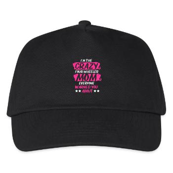 Quad - Kinder Basecap - Schwarz - Vorne