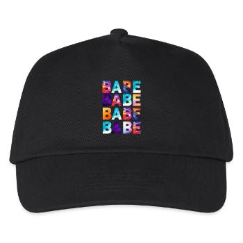Babe Schatz fête dames filles célèbrent Girlie - Casquette de baseball Enfant - noir - Devant