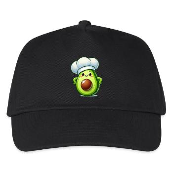 avocado koch - Kinder Basecap - Schwarz - Vorne
