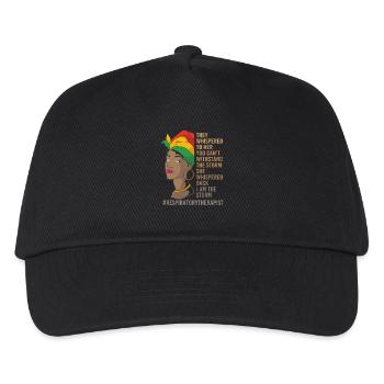 Respiration Respiration Inhalothérapeute Oxygène - Casquette de baseball Enfant - noir - Devant