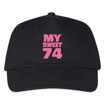 Sweet 74 - Kids’ Baseball Cap - black - Front
