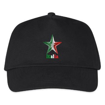 Stella d Italia - Kinder Basecap - Schwarz - Vorne