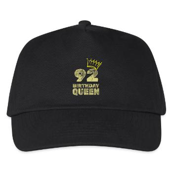 Age 92 - Kids’ Baseball Cap - black - Front