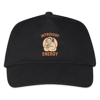 Introvert Energy - Kids’ Baseball Cap - black - Front