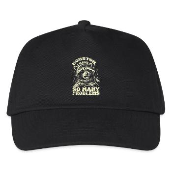 Vintage Raccoon Houston I Have So Many Problems - Kids’ Baseball Cap - black - Front