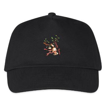Lapin de Pâques - Casquette de baseball Enfant - noir - Devant