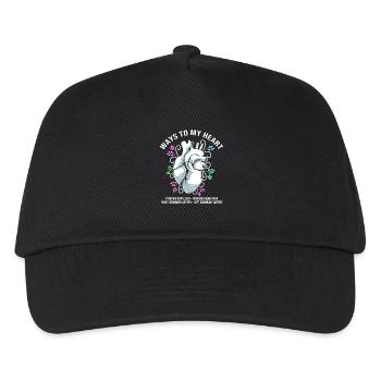 MFA Medizin Mediziner - Kinder Basecap - Schwarz - Vorne
