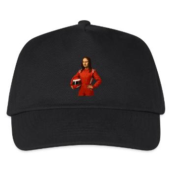 Mona Lisa Pilote de F1 - Casquette de baseball Enfant - noir - Devant