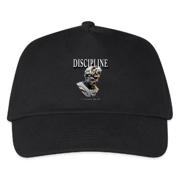 Discipline Greek Statue – It All Will Pay Off - Kids’ Baseball Cap - black - Front